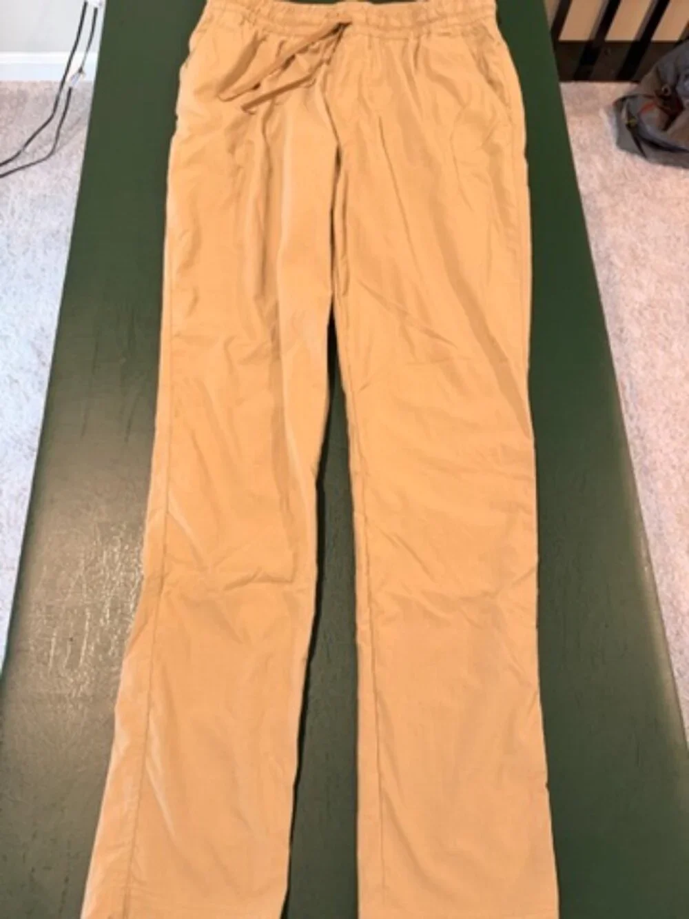 All in Motion Ripstop Pants Khaki Men’s Small Khaki Drawstring Waistband